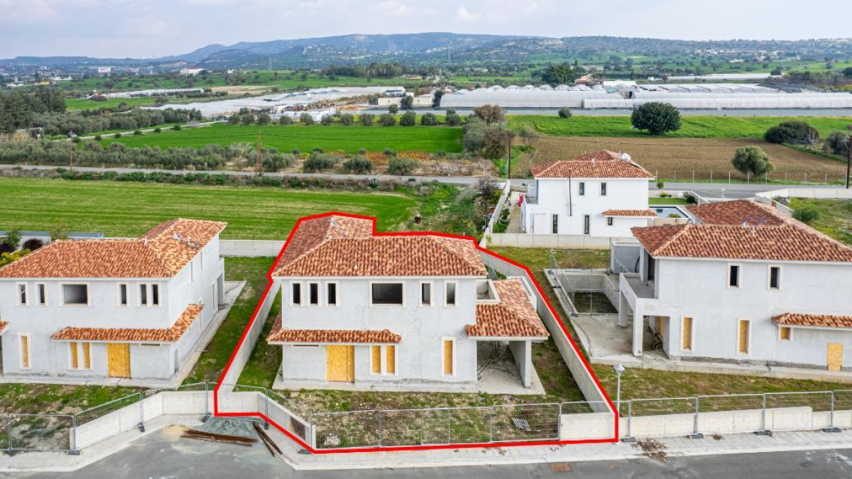 Three Bedroom Incomplete House in Kalavasos, Larnaca