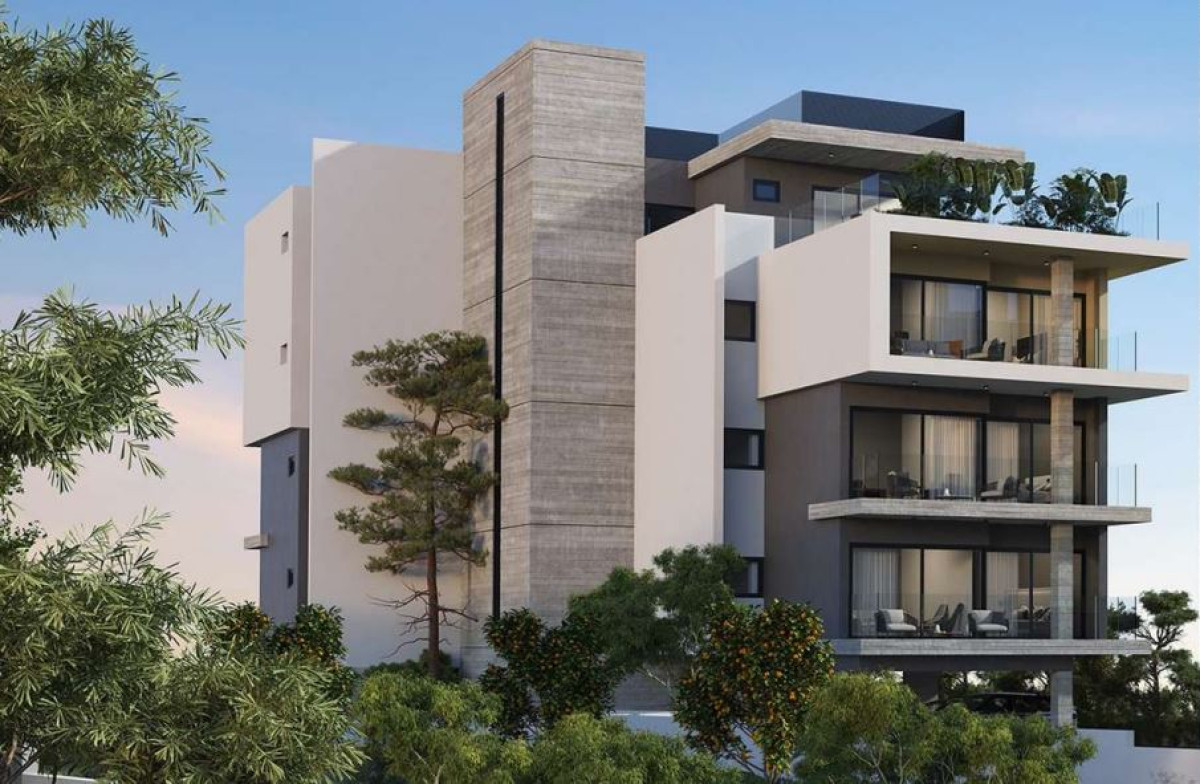 Two Bedroom Apartment with Roof Garden in Zakaki, Limassol