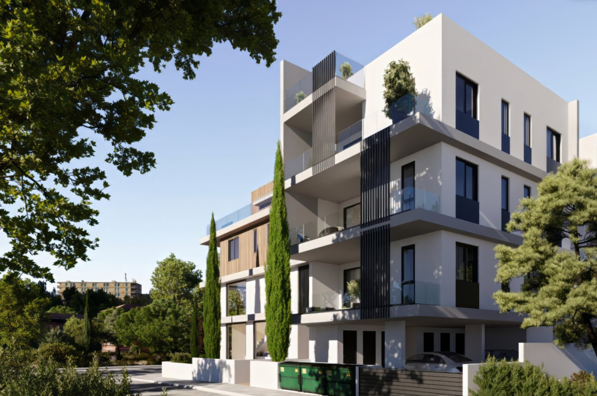 Two Bedroom Apartment with Roof Garden in Aradippou, Larnaca