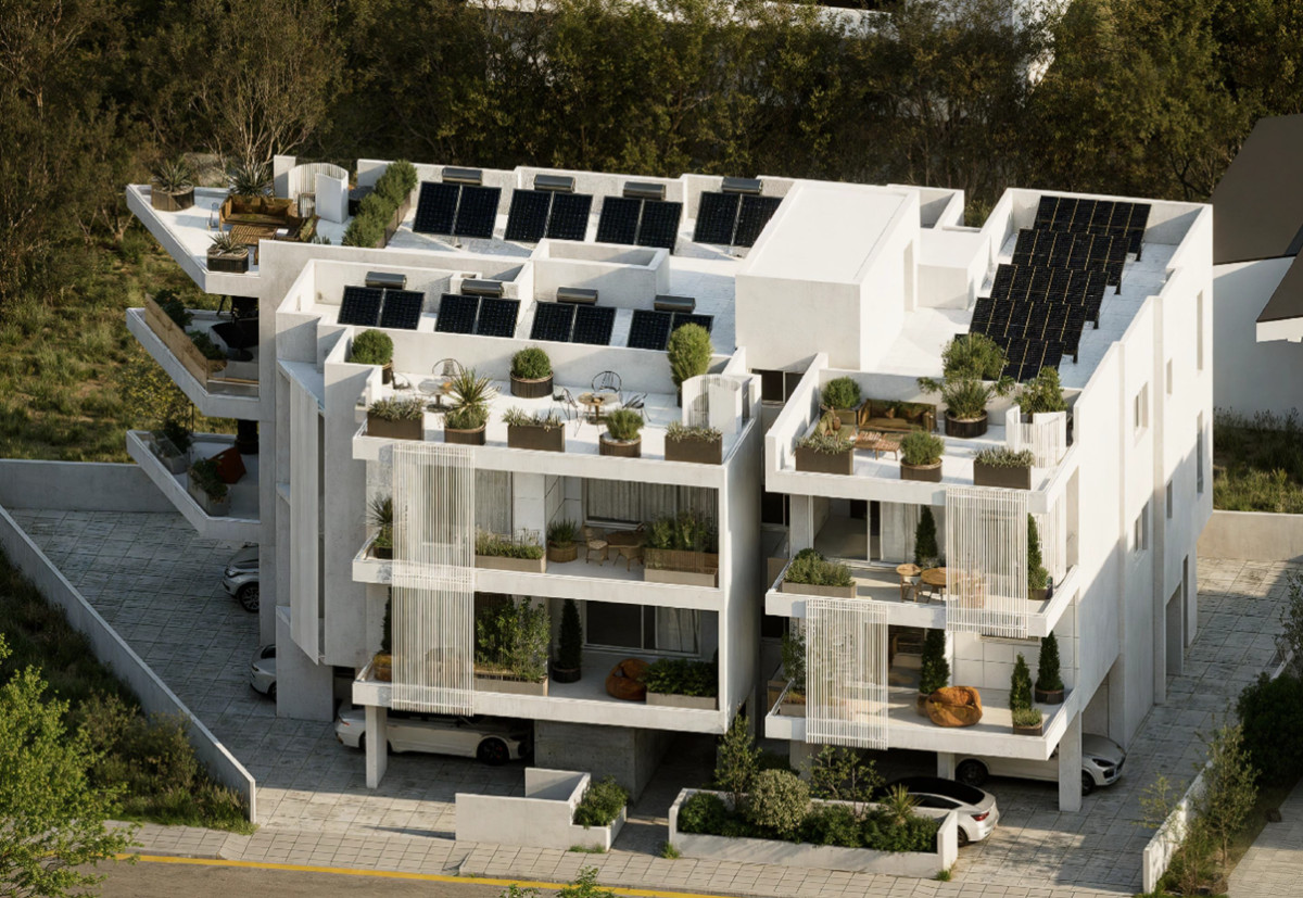 Two Bedroom Apartment with Roof Garden in Aglantzia, Nicosia