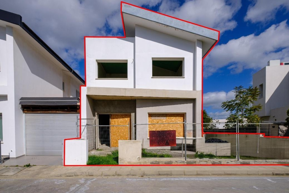 Three Bedroom Incomplete House in Latsia, Nicosia