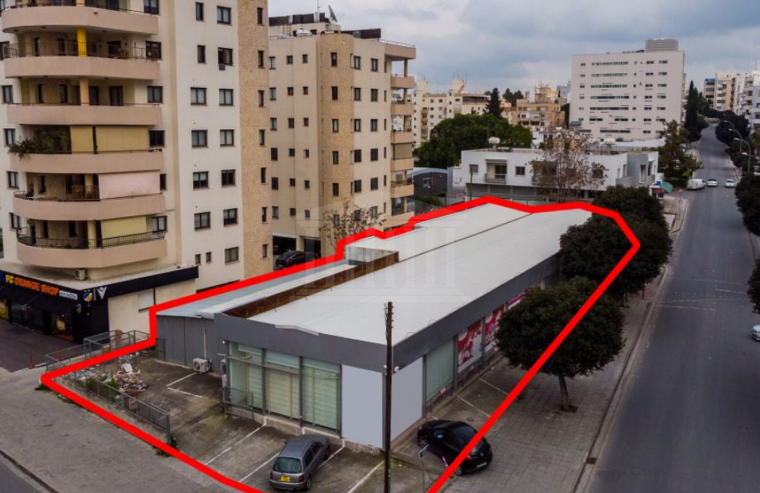 Commercial plot with retail store in Agioi Omologites, Nicosia Delfi Properties Cyprus