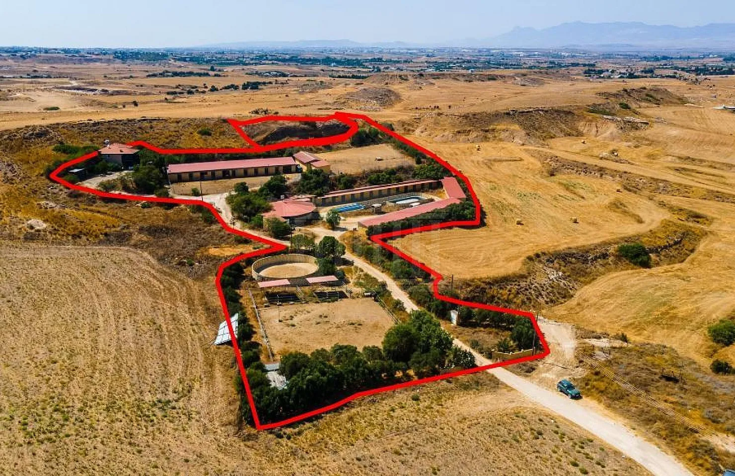 Fields with a Horse Farm in Pano Deftera, Nicosia